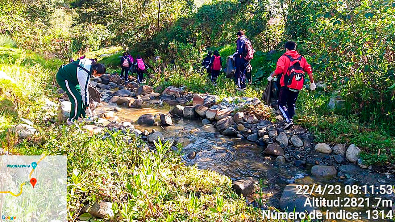 jornada de limpieza del río Pisonay