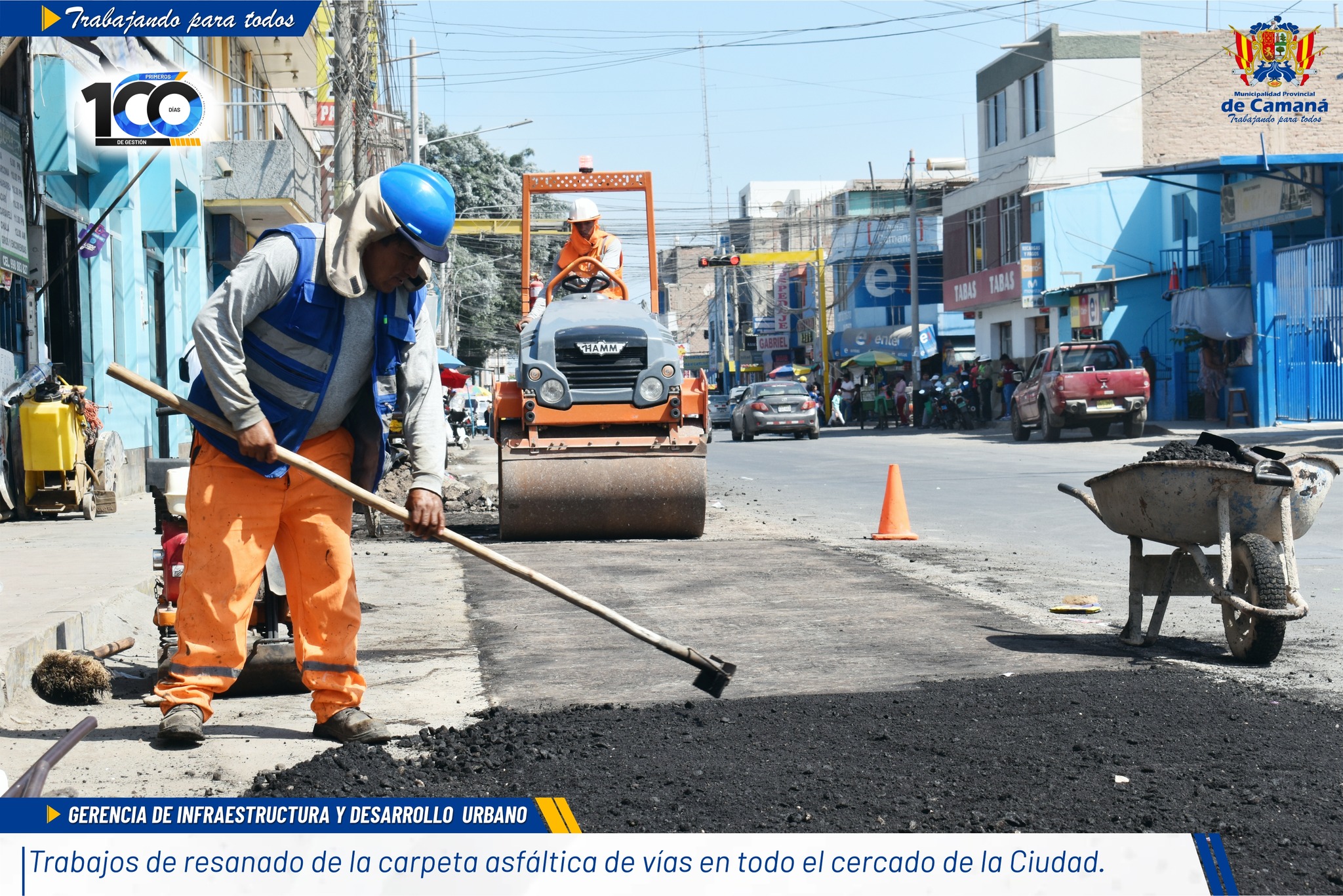 Trabajos De Resanado De Vias En El Cercado De Camaná