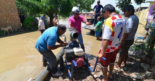 Este asentamiento fue uno de los más afectados por las lluvias.
