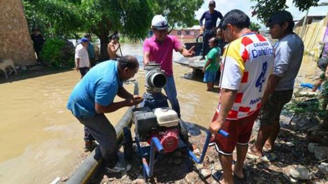 Este asentamiento fue uno de los más afectados por las lluvias.