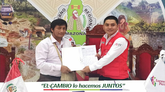 Convenio entre la Municipalidad Distrital de Imaza y LURAWI Perú