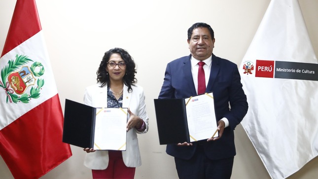 Ministerio de Cultura y el Gobierno Regional de Amazonas suscriben convenio para la intervención y conservación del patrimonio cultural 