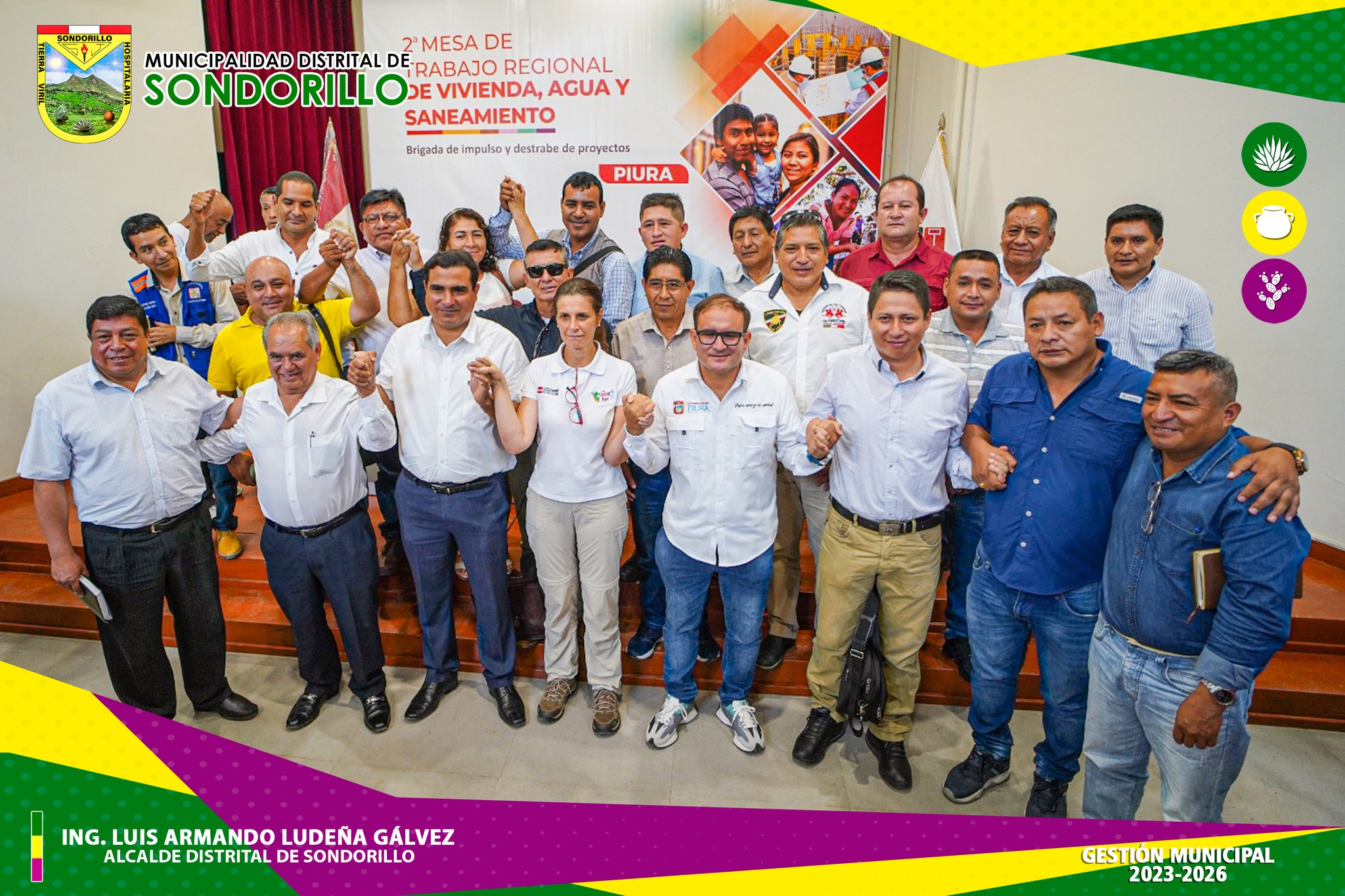 Alcalde de Sondorillo participó de 2° Mesa de Trabajo