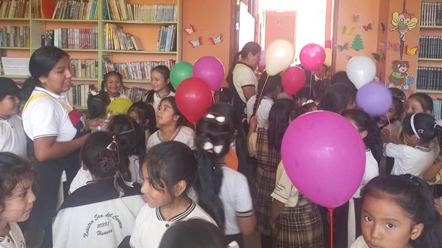 BIBLIOTECA MUNICIPAL DESARROLLÓ CHARLA MOTIVACIONAL Y COMPRENSIÓN LECTORA EN EL DÍA DEL LIBRO Y DERECHO DE AUTOR