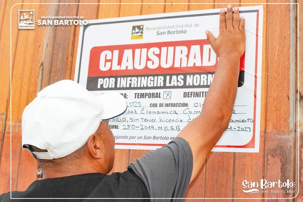 se realiza la clausura por no cumplir con las normas de seguridad