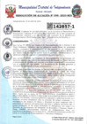 Vista preliminar de documento Resolución de Alcaldía N° 098-2023-MDI