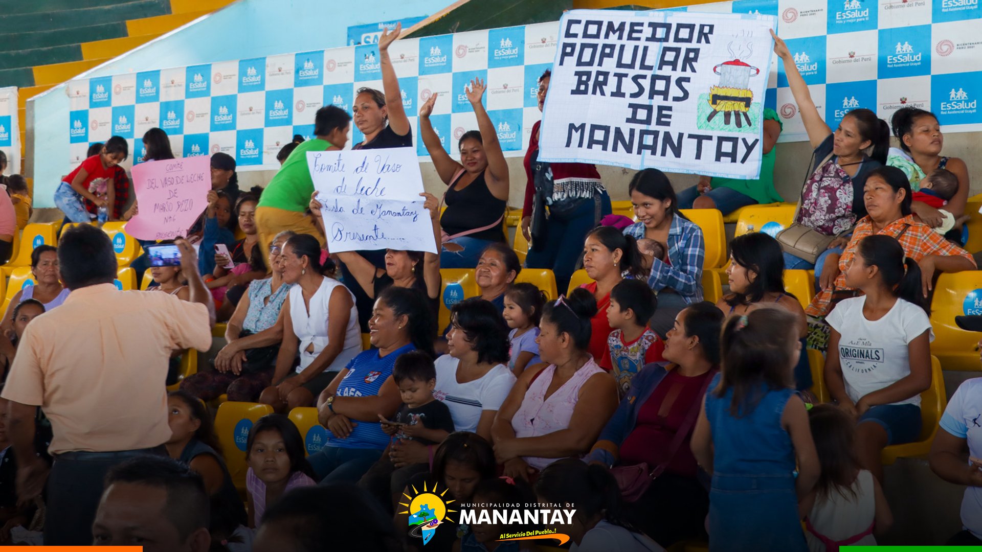 Alcalde de Manantay informó a la población sobre los 100 días de gestión municipal.