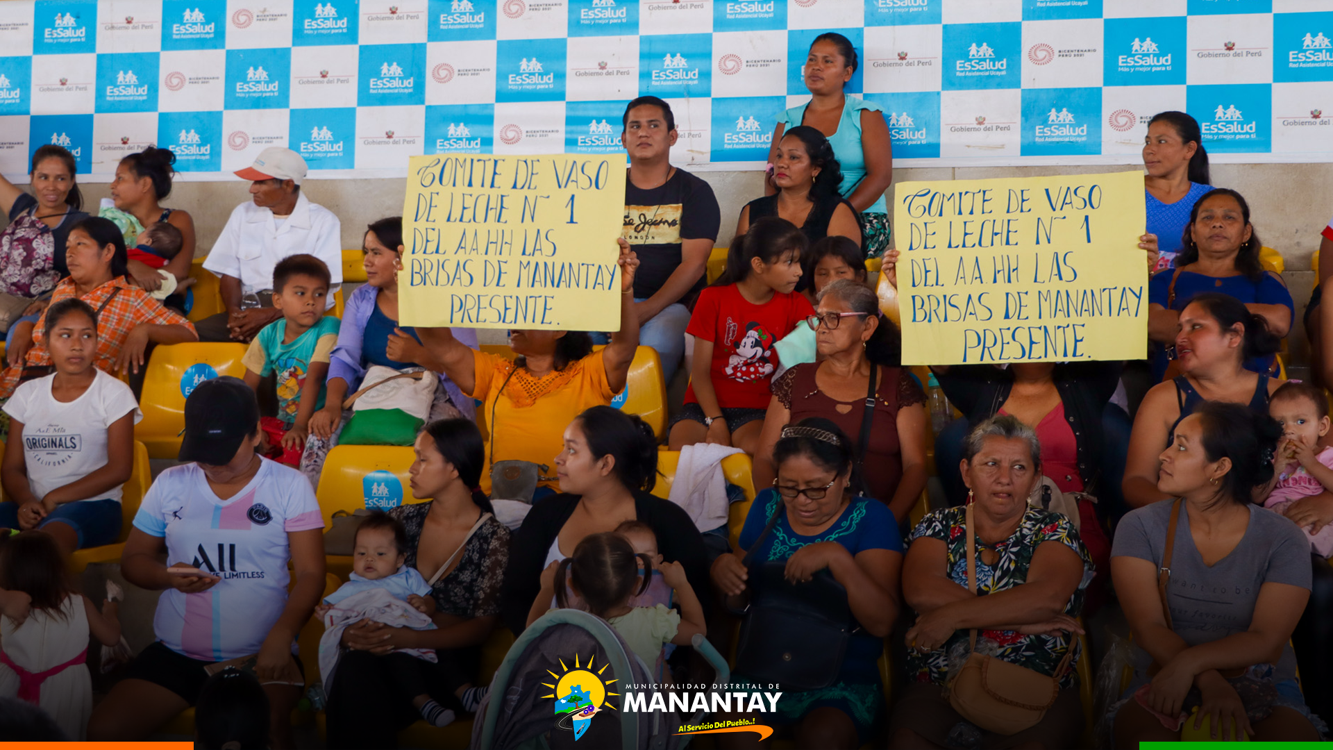 Alcalde de Manantay informó a la población sobre los 100 días de gestión municipal.
