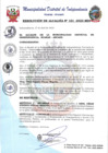 Vista preliminar de documento Resolucion de Alcaldia N° 101-2023-MDI