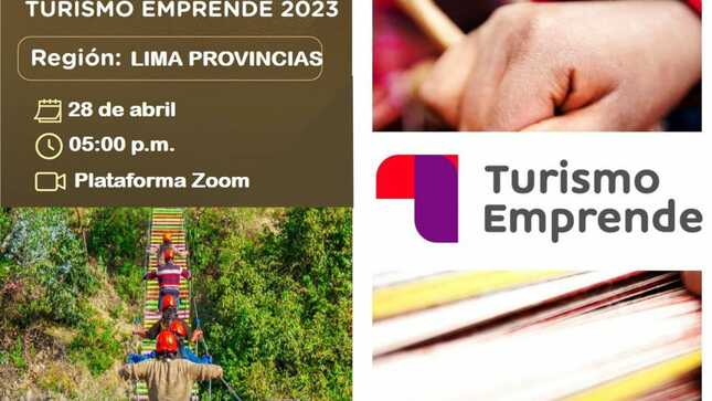 DIRCETUR REALIZA CAPACITACIÓN VIRTUAL "TURISMO EMPRENDE 2023" DIRIGIDO A PRESTADORES DE SERVICIOS TURÍSTICOS DE LA REGIÓN LIMA