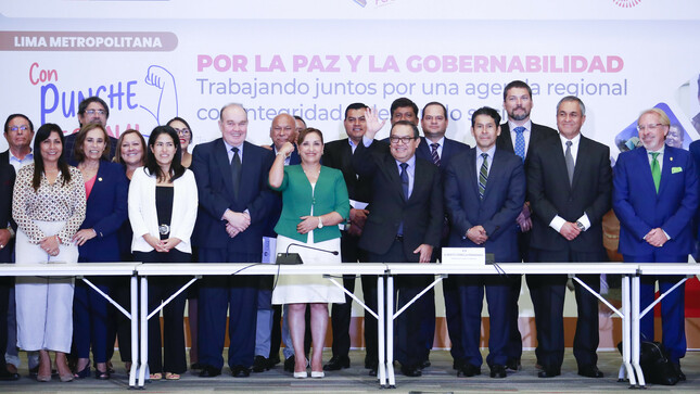 Presidenta Boluarte participa en lanzamiento de Con Punche Regional en Lima Metropolitana