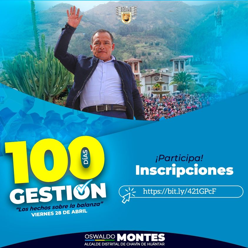 𝗜𝗡𝗙𝗢𝗥𝗠𝗘 𝗗𝗘 𝗟𝗢𝗦 𝟭𝟬𝟬 𝗗Í𝗔𝗦 