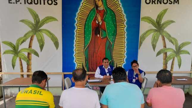 Comisionados se reúne en establecimiento penitenciario