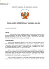 Vista preliminar de documento Resolución Directoral N° 0054-2023-INIA-OA