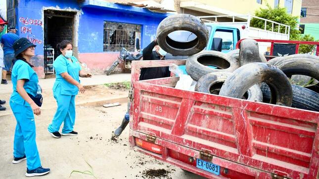 Geresa Lambayeque eliminó siete toneladas de criaderos del zancudo Aedes aegypti 