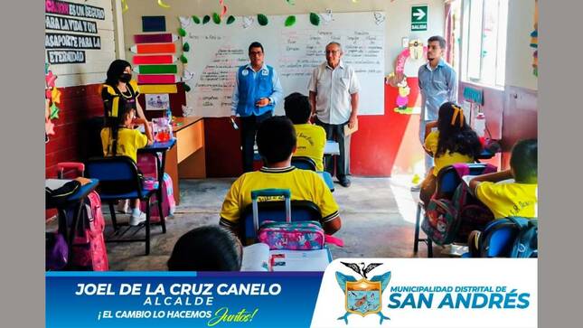 Se Realizaron Charlas En Las Ii.Ee De San Andrés Por El Día Internacional Del Libro.