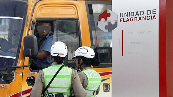 UNIDAD DE FLAGRANCIA CHOFERES DE TRANSPORTE PÚBLICO