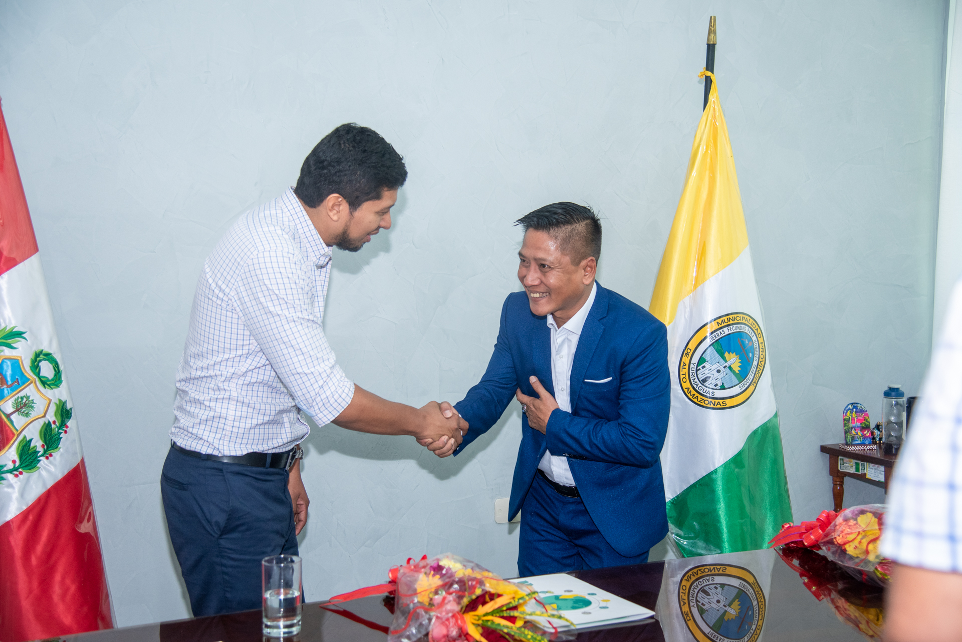 Alcalde firmó convenio de plan piloto de seguridad con empresa viettel perú s.a.c.