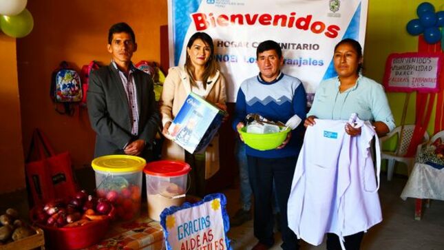APERTURA Y ENTREGA DE KITS DE VÍVERES A HOGARES COMUNITARIOS 
