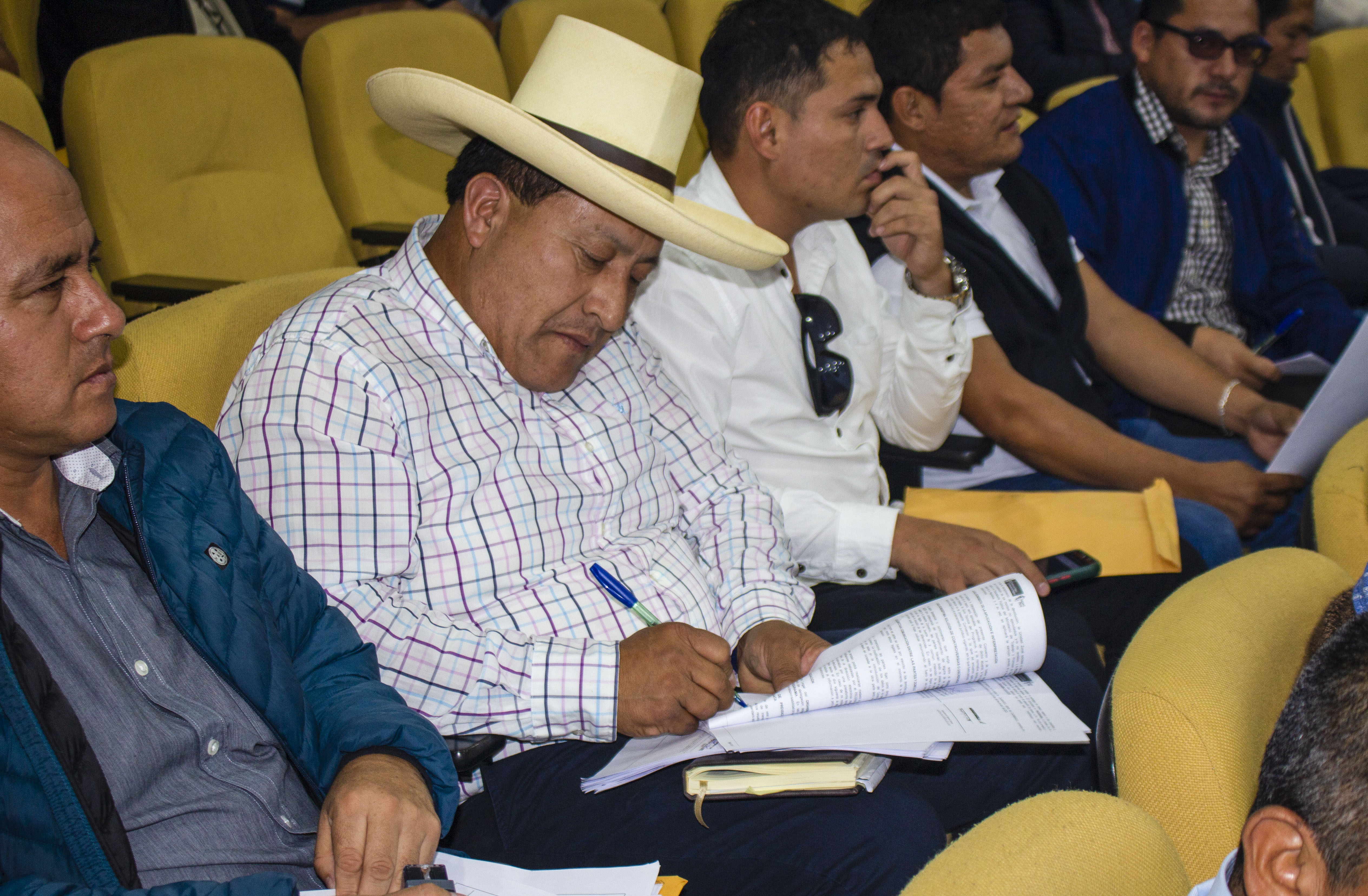 Firma de convenio con el Programa de Empleo Temporal "Lurawi Perú" para Lajas. 