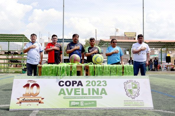 CAMPEONATO INTERINSTITUCIONAL AVELINA POR EL DÉCIMO ANIVERSARIO DE CREACIÓN POLÍTICA DEL DISTRITO