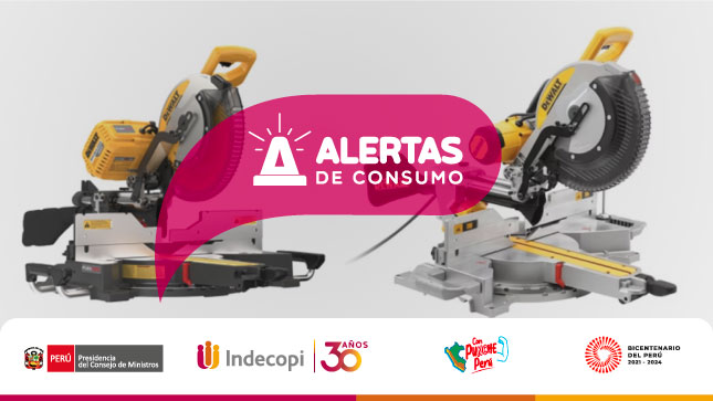 Revisarán sierras marca DeWalt, modelos DWS780, DWS780-AR, DWS780-B2 y DHS790AB, por problema con el protector trasero