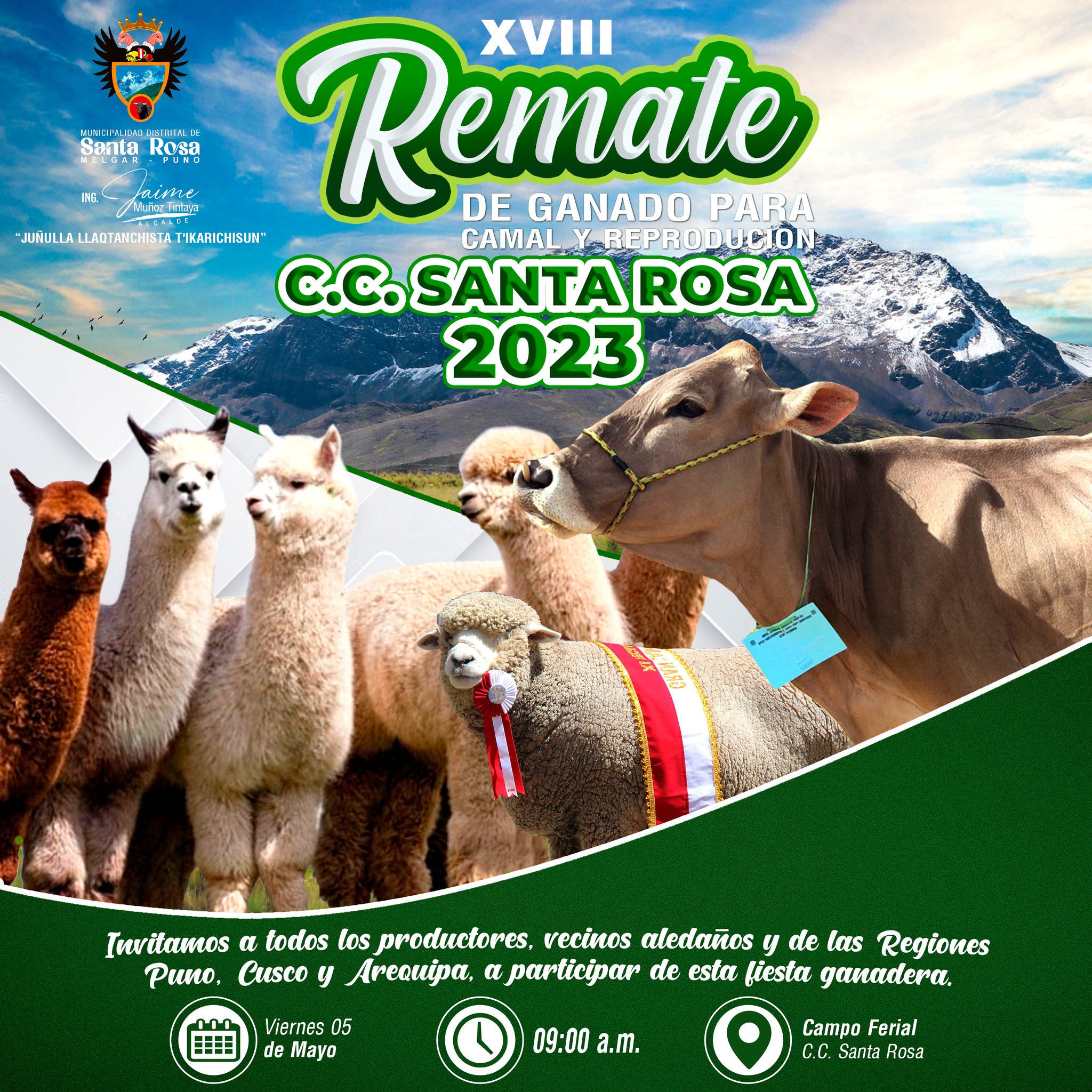  COMUNIDAD CAMPESINA DE SANTA ROSA TE ESPERA...!