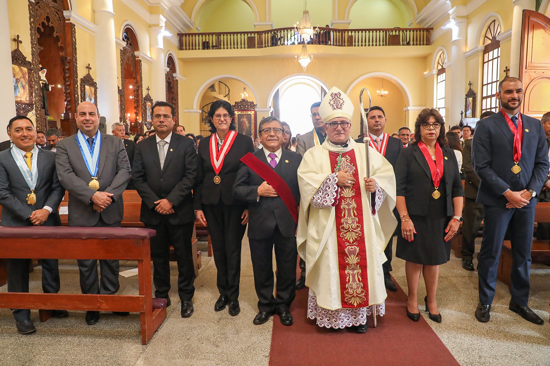 El alcalde Pedro Spadaro participó de la Misa y Te Deum organizada por el Gobierno Regional del Callao