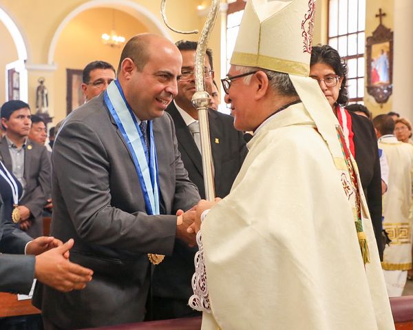 El alcalde Pedro Spadaro participó de la Misa y Te Deum organizada por el Gobierno Regional del Callao