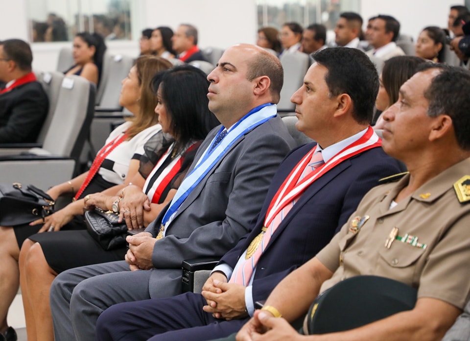 Nuestro alcalde Pedro Spadaro participó en la ceremonia de aniversario N° 62 de la Corte Superior de Justicia del Callao.