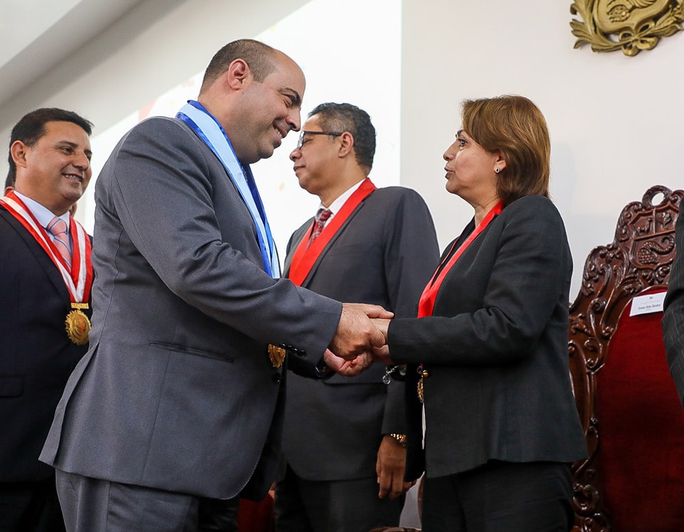 Nuestro alcalde Pedro Spadaro participó en la ceremonia de aniversario N° 62 de la Corte Superior de Justicia del Callao.