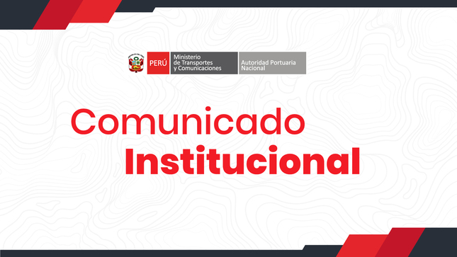 Comunicado institucional