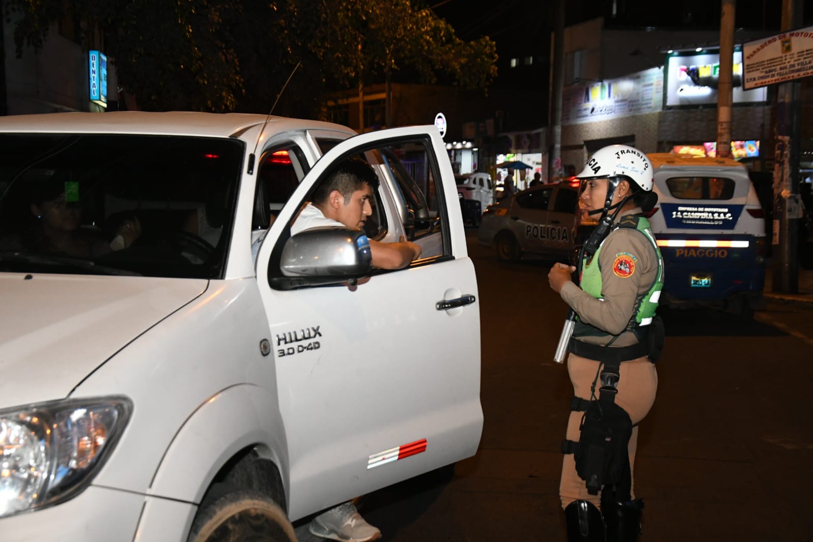 Policía Nacional intervino a conductor por manejar en sentido contrario al tránsito