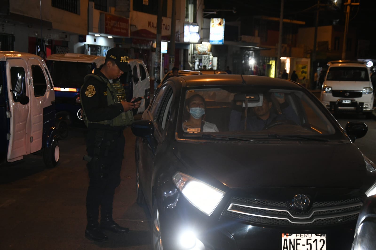 Participaron agentes de la comisaría de Mateo Pumacahua