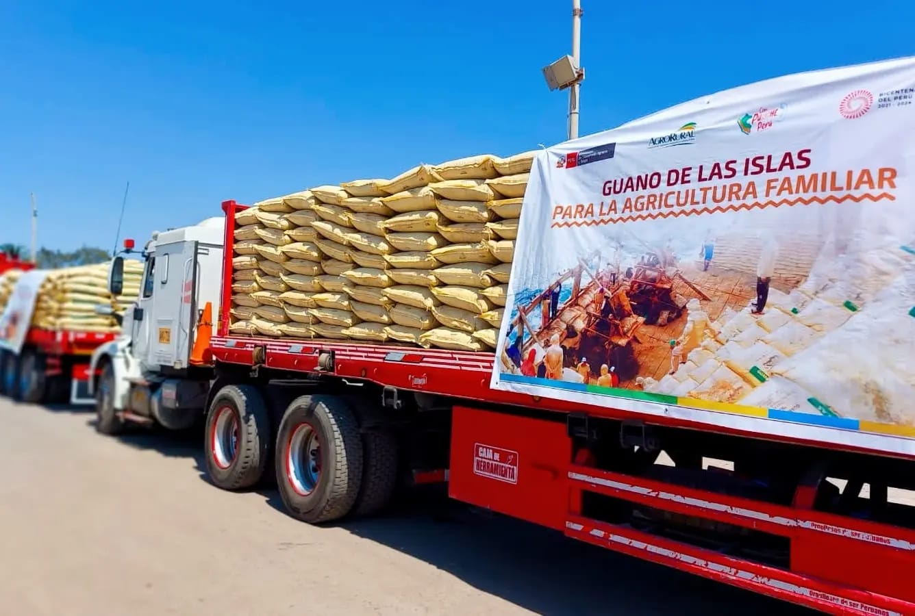 Inicio de distribución y comercialización del guano de las islas - La Puntilla