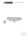 Vista preliminar de documento Programa de Integridad del Proyecto Especial Binacional Lago Titicaca - PEBLT 2023