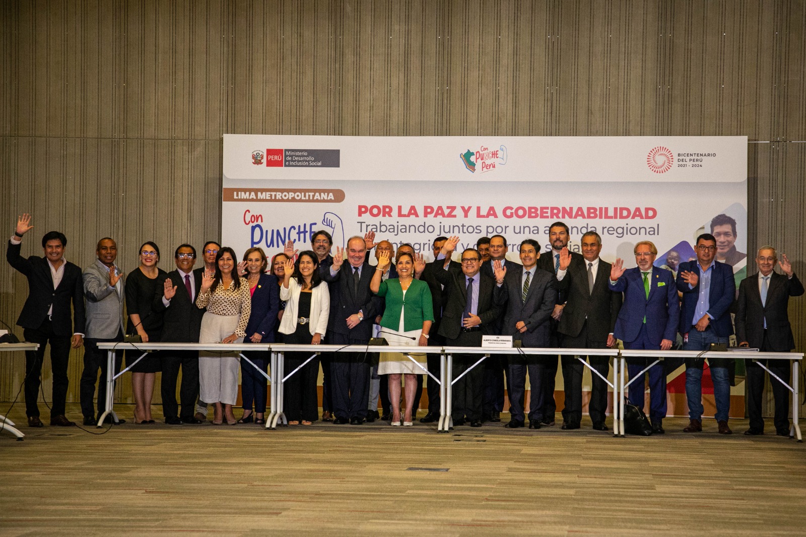 Alcaldesa de Lince participa en mesa de trabajo por la paz y la gobernabilidad "Con Punche Perú"