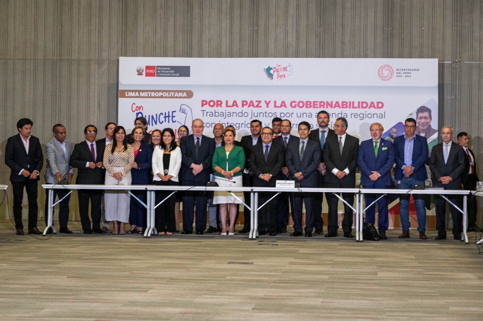 Alcaldesa de Lince participa en mesa de trabajo por la paz y la gobernabilidad "Con Punche Perú"