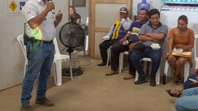 GRFFS Capacitó A Personal De La Municipalidad De Manantay Sobre La Prevención De Incendios Forestales