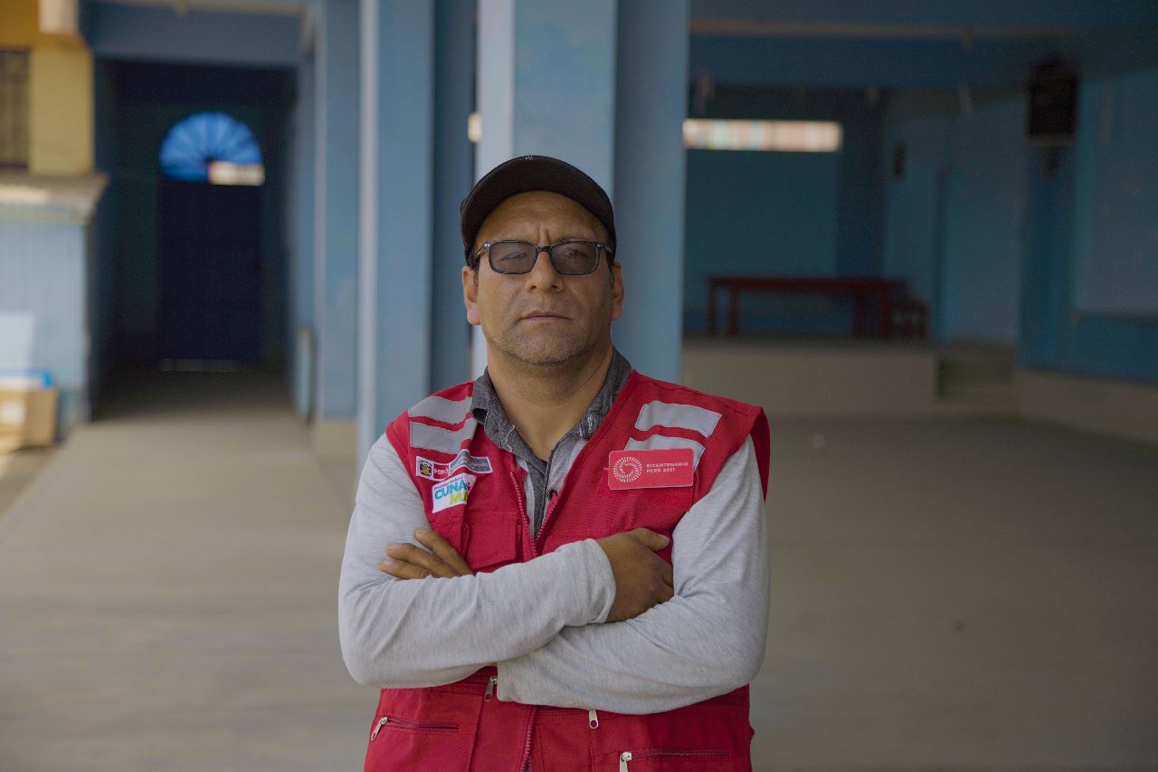 Julio Escobar fue actor comunal en el rol de guía de familia