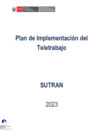 Vista preliminar de documento PLAN DE IMPLEMENTACION TELETRABAJO SUTRAN