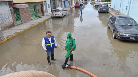 Imagen de la emergencia por lluvias
