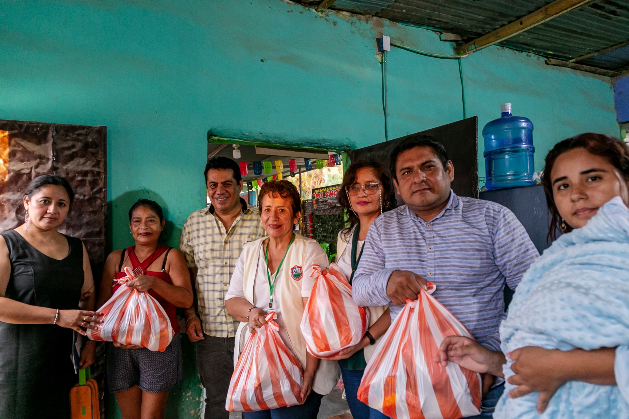 Comité De Damas Efectúa Donación De Paquetes De Ayuda Humanitaria A Familias Afectadas Por Fenómeno Pluvial.