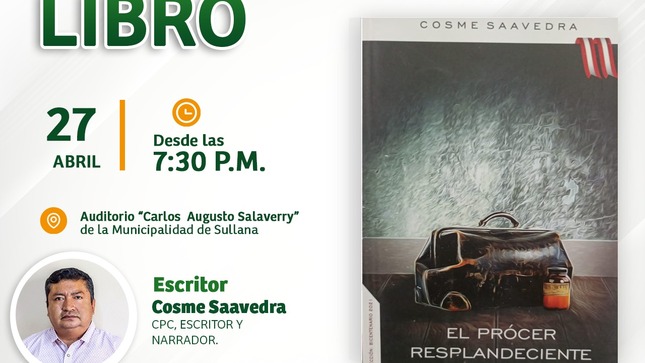 Municipalidad Impulsa Presentación Del Libro El Prócer Resplandeciente
