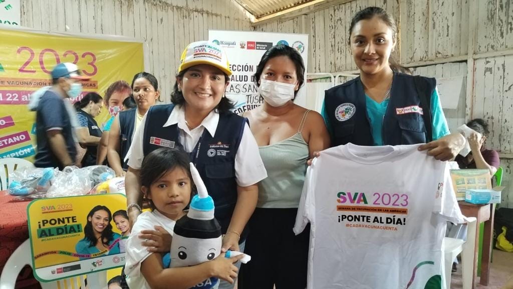 Minsa promueve la vacunación en pueblos indígenas