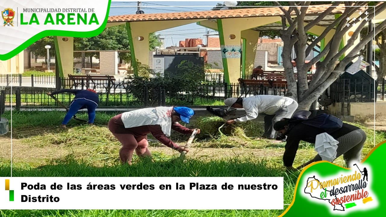 Poda de áreas verdes