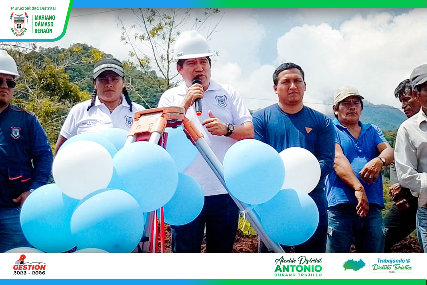 Trabajando por el desarrollo de nuestros pueblos.