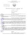 Vista preliminar de documento Resolución Directoral. Nº 1505 - 2023 