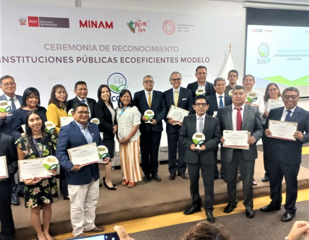 Grupo Distriluz: Electrocentro es reconocida como empresa pública ecoeficiente por el Ministerio del Ambiente