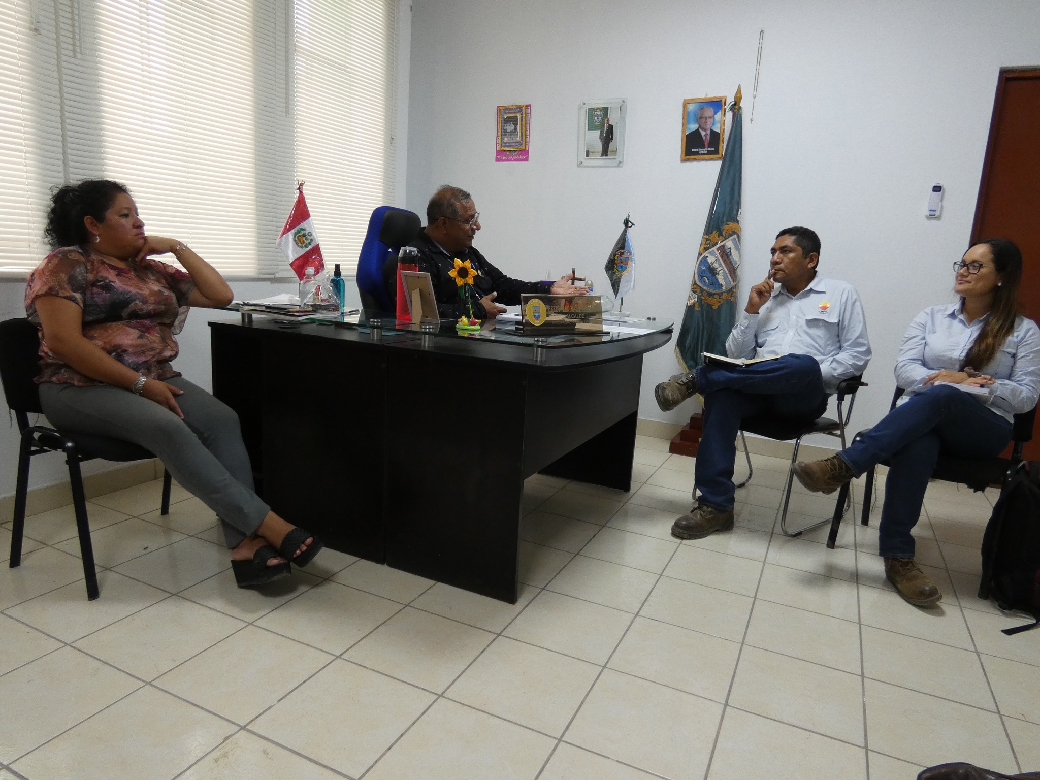Importante reunión sostuvieron Alcalde, Regidores y Empresa CNPC-Perú